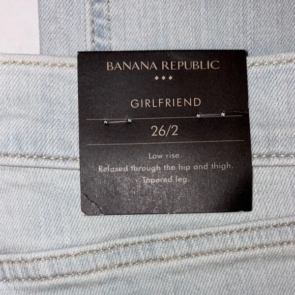 Banana Republic Blue Girlfriend Jeans Modern Style - Picture 2 of 4